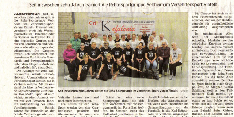 Scan von Zeitungsartikel